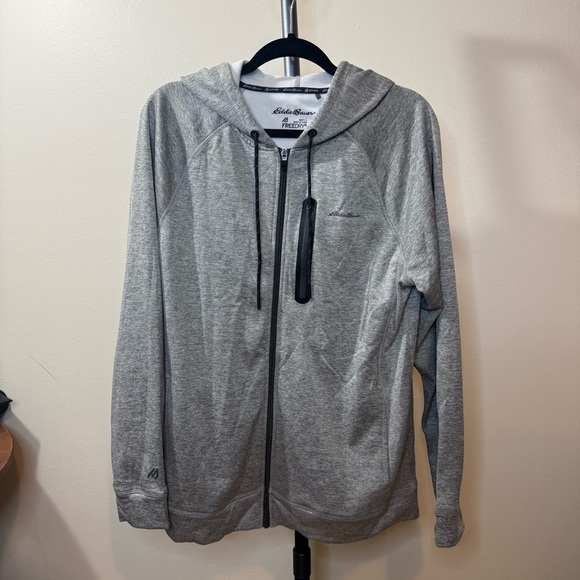 Eddie Bauer Other - Eddie Bauer Men's Heather Gray Zip-Up Sweater